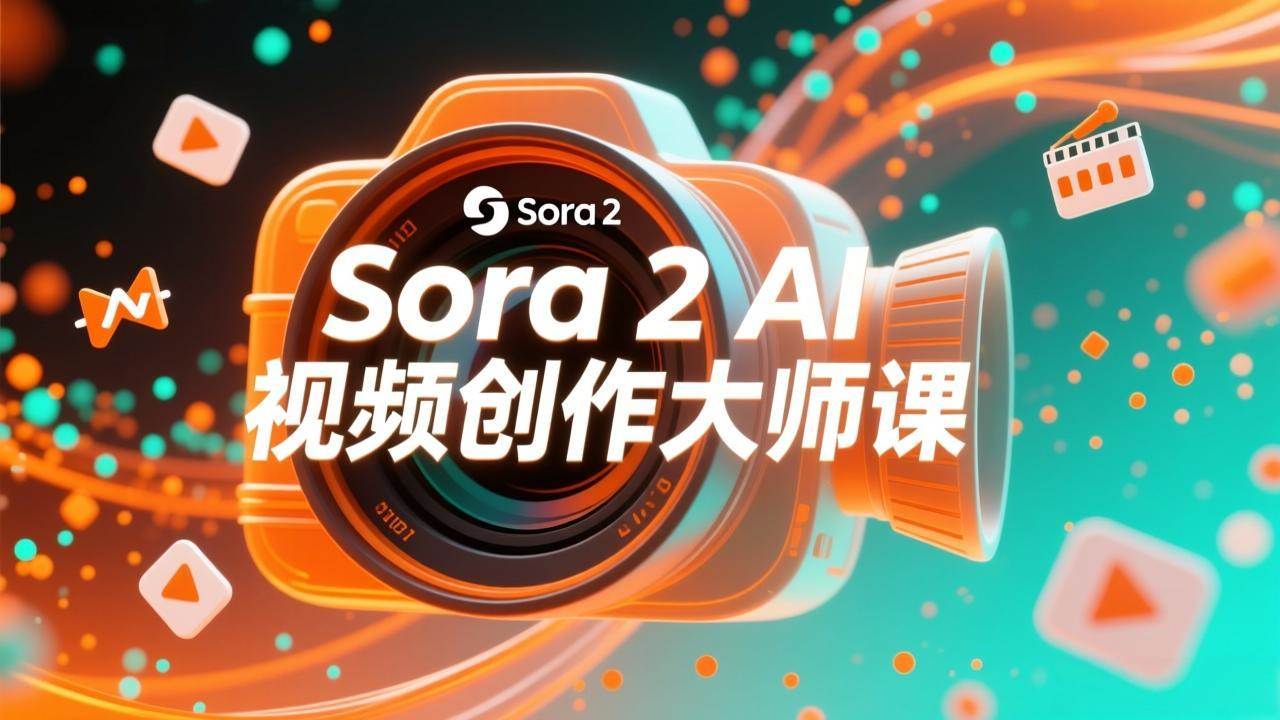 (1.12)如何利用Sora 2创建流行AI人工智能视频大师班教程：掌握创作全流程，产出百万播放内容