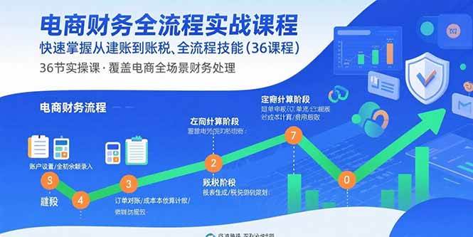 (2.26)电商财务全流程实战课程：快速掌握从建账到报税的全流程技能（36节课）